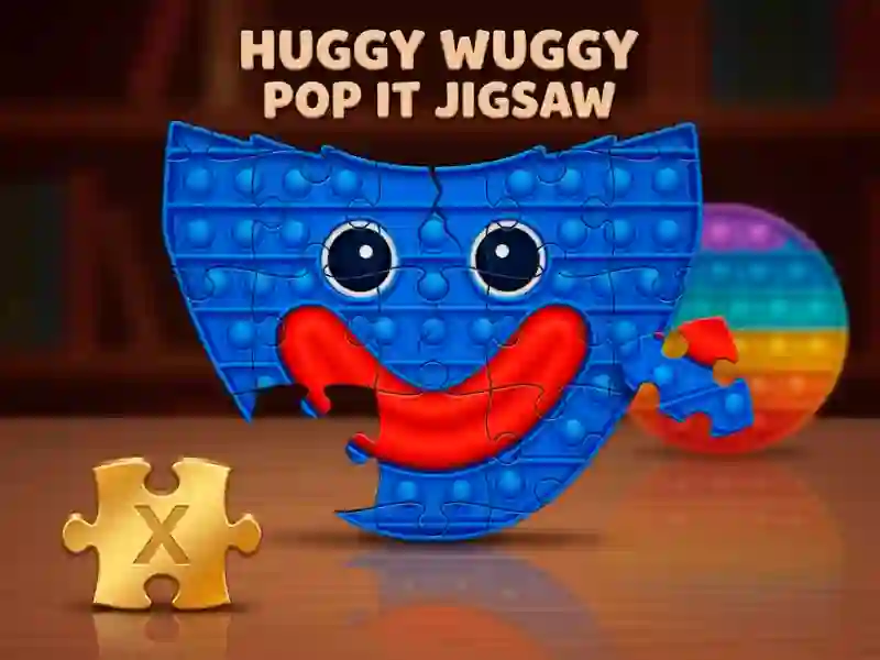 Gêm Huggy Wuggy Pop It Jigsaw ar-lein
