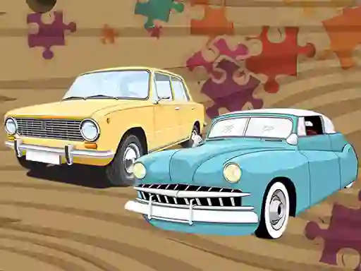 Gêm Old Timer Car Jigsaw ar-lein
