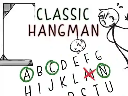 Gêm Classic Hangman ar-lein