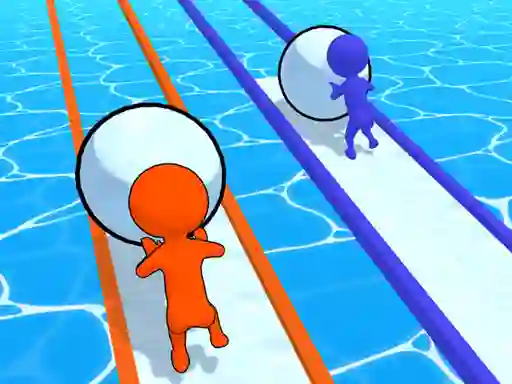 Gêm Snowball Racing ar-lein