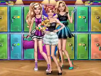 Gêm Princesses College Day ar-lein