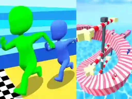 Gêm Stickman Racing 3D ar-lein
