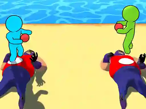 Gêm Dodge Ball Jump ar-lein