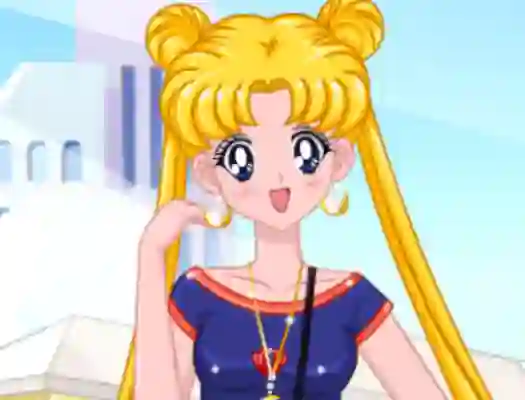 Gêm Sailor Scout`s Summer Style ar-lein