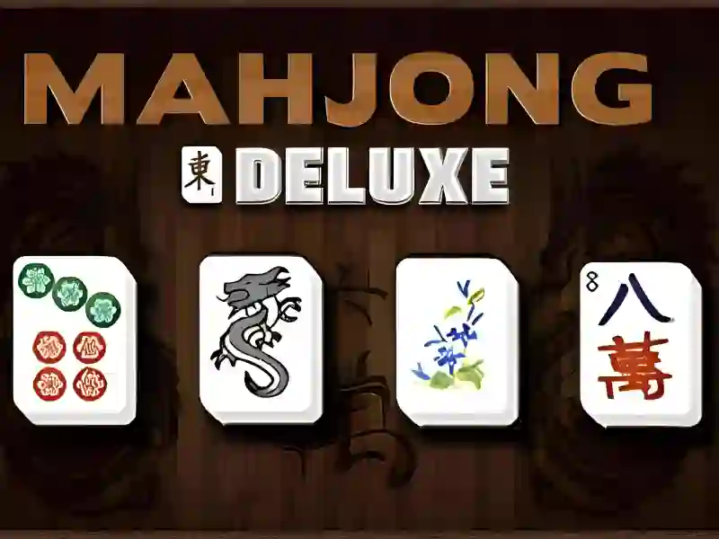 Gêm Mahjong Deluxe ar-lein