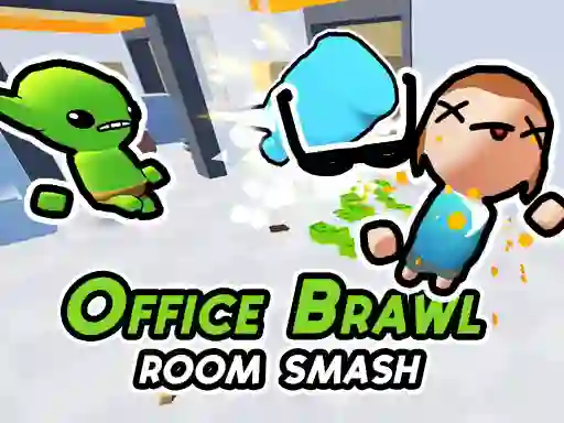Gêm Office Brawl Room Smash ar-lein