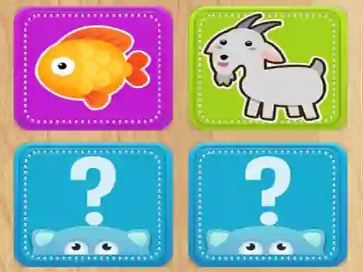 Gêm Find Animals Pair ar-lein