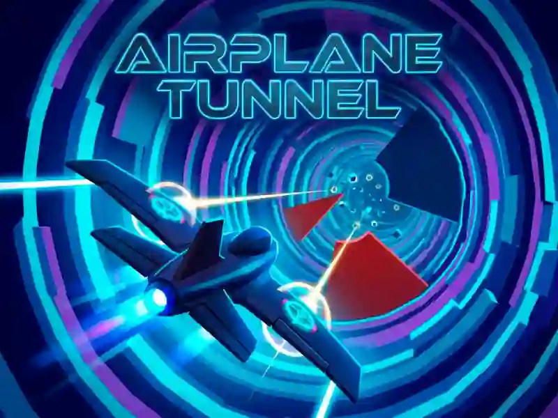 Gêm Airplane Tunnel ar-lein