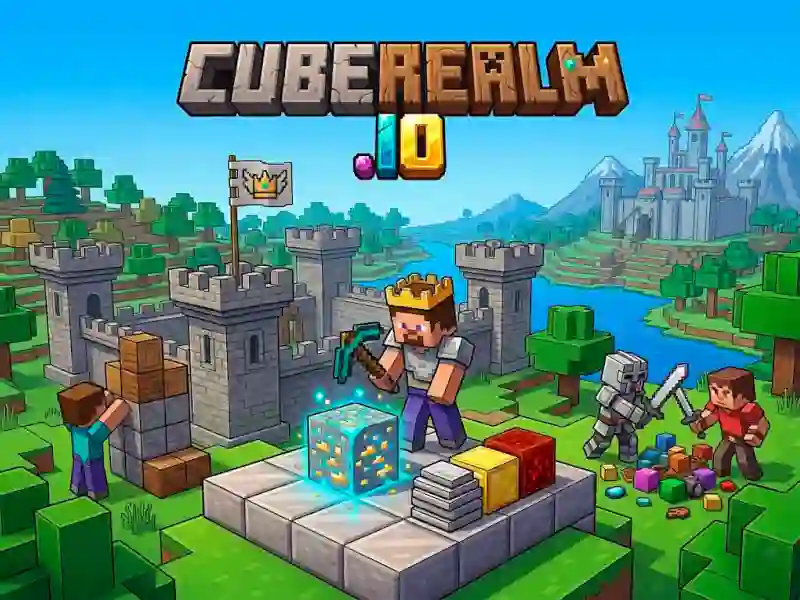 Gêm CubeRealm.io ar-lein