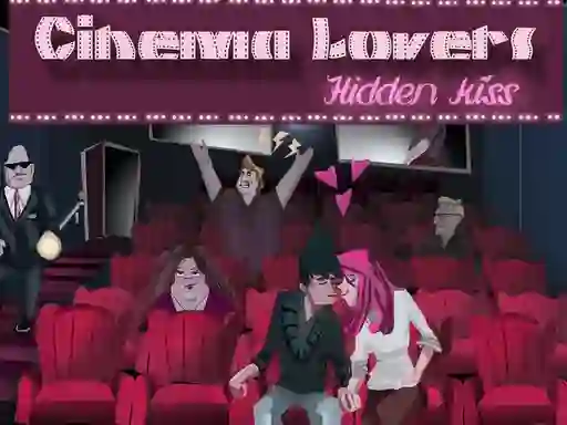 Gêm Cinema Lovers : Hidden kiss ar-lein
