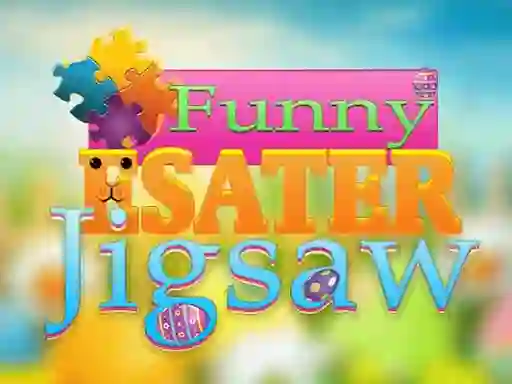 Gêm Funny Easter Jigsaw ar-lein