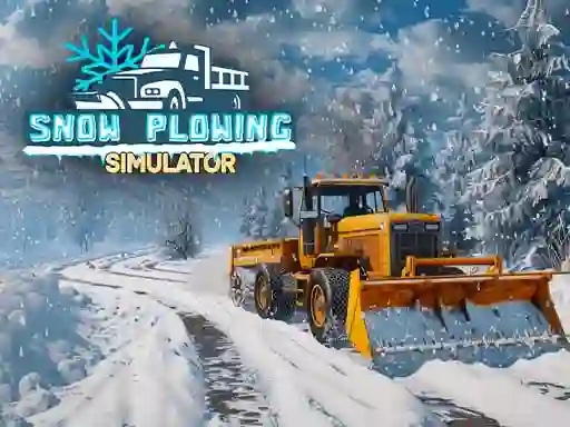Gêm Snow Plowing Simulator ar-lein