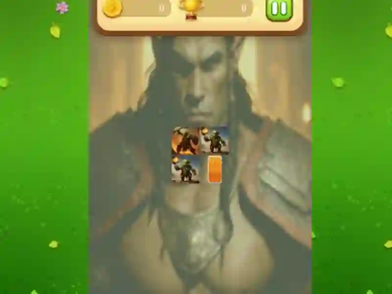 Gêm Orc Memory Match ar-lein