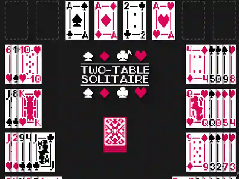 Gêm Two-Table Solitaire ar-lein