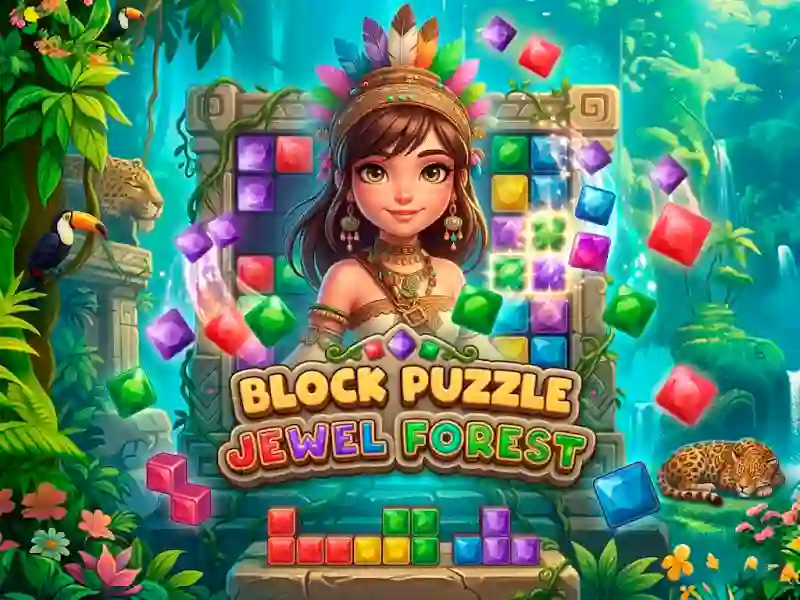 Gêm Block Puzzle Jewel Forest ar-lein