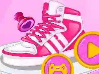 Gêm Popstar sneaker designer ar-lein