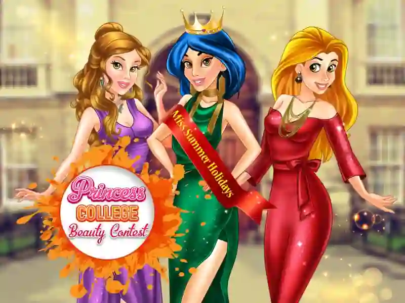 Gêm Princess College Beauty Contest ar-lein