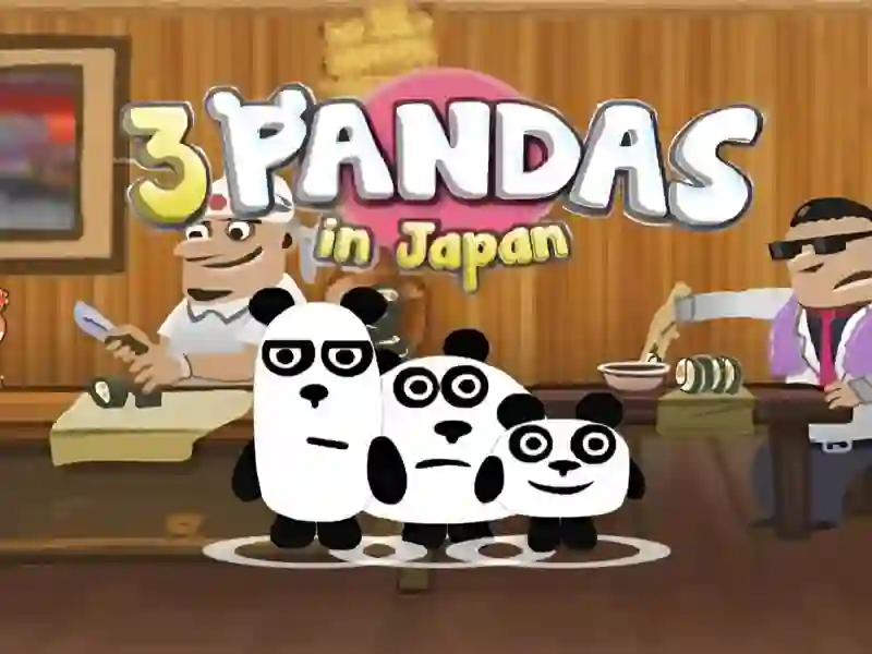 Gêm 3 Pandas In Japan HTML5 ar-lein