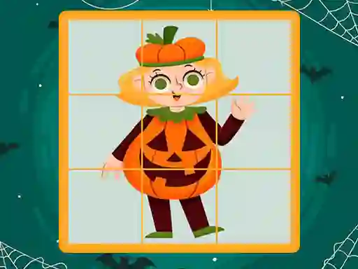 Gêm Halloween Puzzles ar-lein