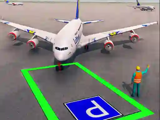 Gêm Air Plane Parking 3d ar-lein