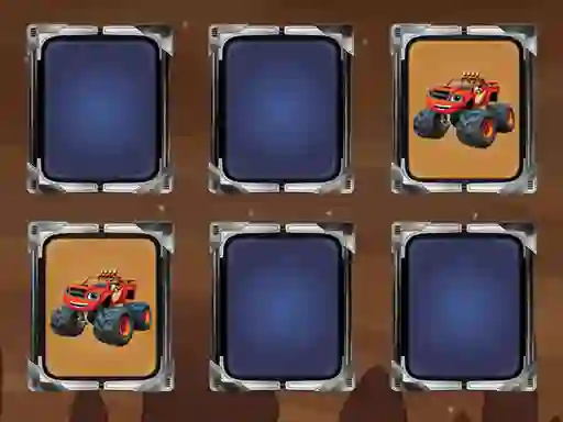 Gêm Monster Trucks Memory ar-lein