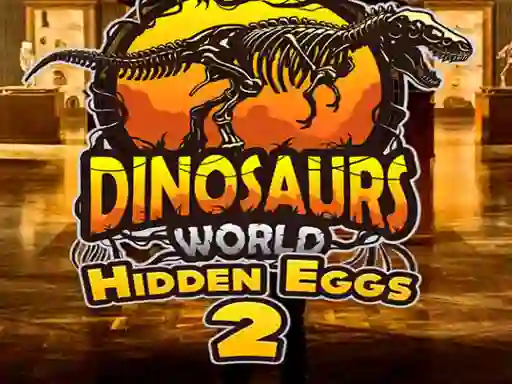 Gêm Dinosaurs World Hidden Eggs 2 ar-lein