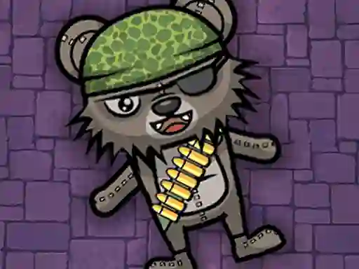 Gêm Zombies Bears Shooting ar-lein
