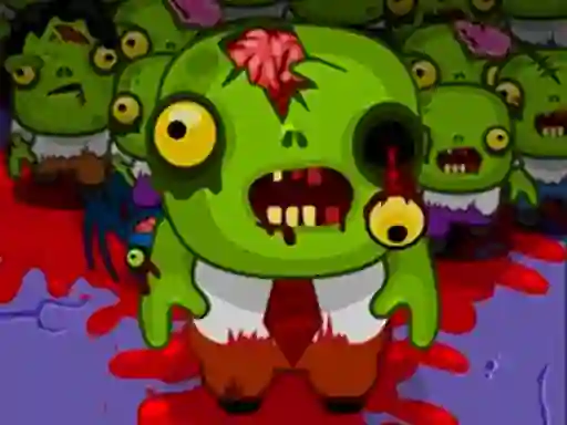 Gêm Crossy Road Zombies ar-lein