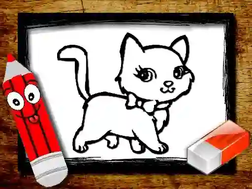 Gêm Back to School: Animals Coloring Book ar-lein