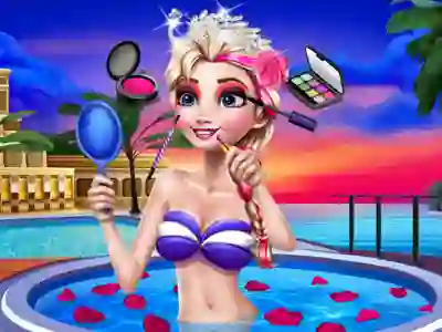 Gêm Hollywood Superstar Make Up ar-lein