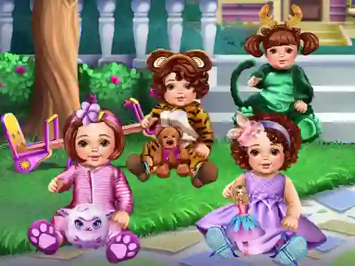Gêm Kindergarten: Dress Up ar-lein