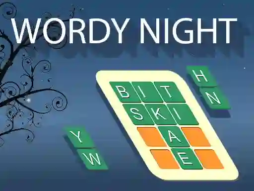 Gêm Wordy Night ar-lein