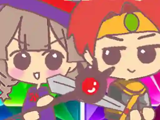 Gêm 3 match puzzle battle ar-lein