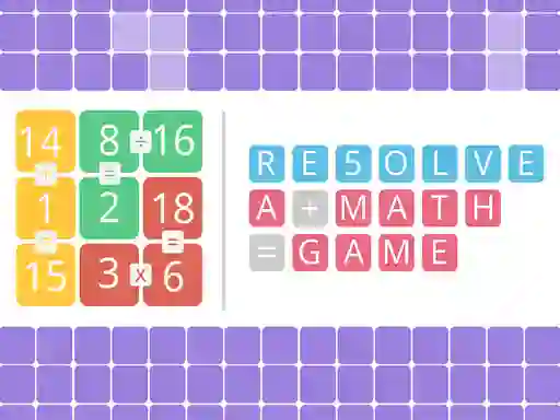 Gêm Resolve a math game ar-lein