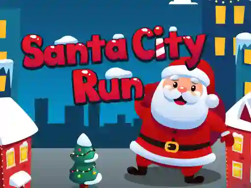 Gêm Santa City Run ar-lein