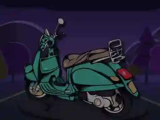 Gêm Classic Scooter Memory ar-lein