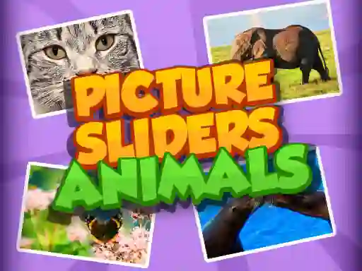 Gêm Picture Slider Animals ar-lein