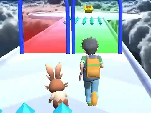 Gêm Baby Monster Run ar-lein