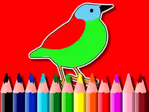 Gêm Back To School: Birds Coloring Book ar-lein