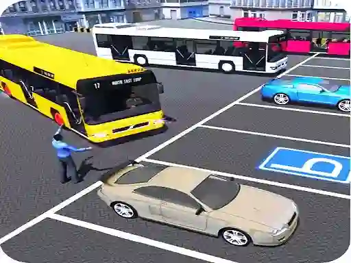 Gêm City Bus Parking ar-lein