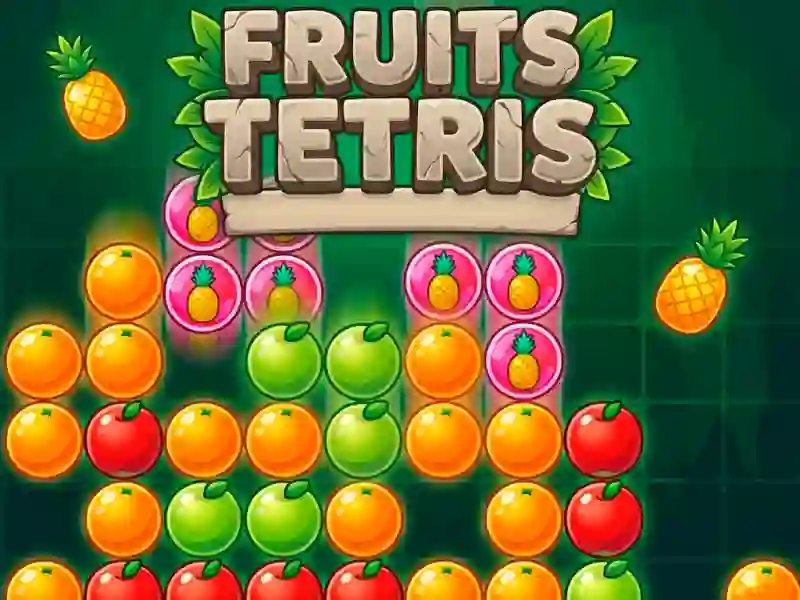 Gêm Fruits Tetris ar-lein