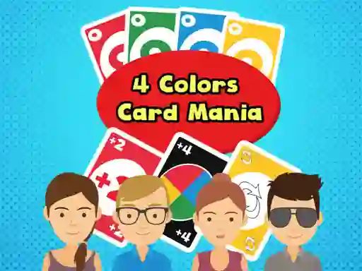 Gêm 4 Colors Card Mania ar-lein