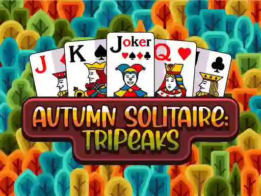 Gêm Autumn Solitaire Tripeaks ar-lein