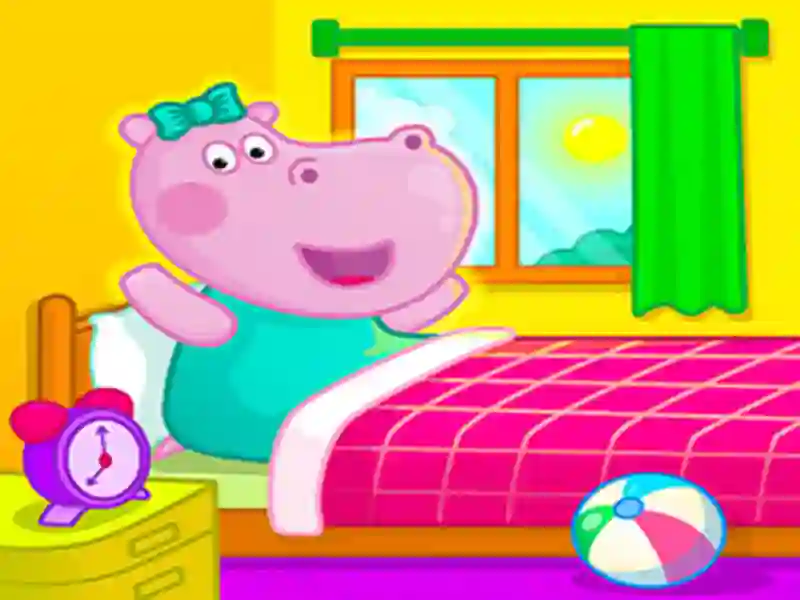 Gêm Hippo Good Morning ar-lein