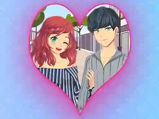 Gêm Romantic Anime Couples Dress Up Game ar-lein