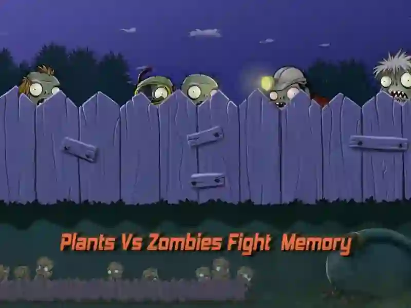 Gêm Plants vs Zombies Fight Memory ar-lein