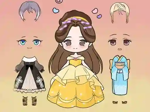Gêm Vivi Doll Dress Up ar-lein
