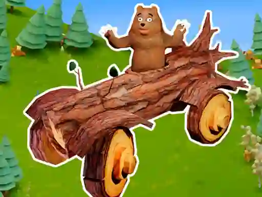 Gêm Bear vs Humans ar-lein