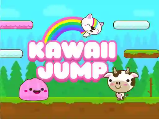 Gêm Kawaii Jump ar-lein
