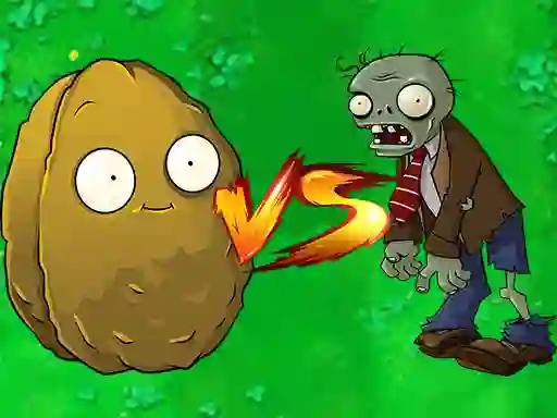 Gêm Potato vs Zombies ar-lein